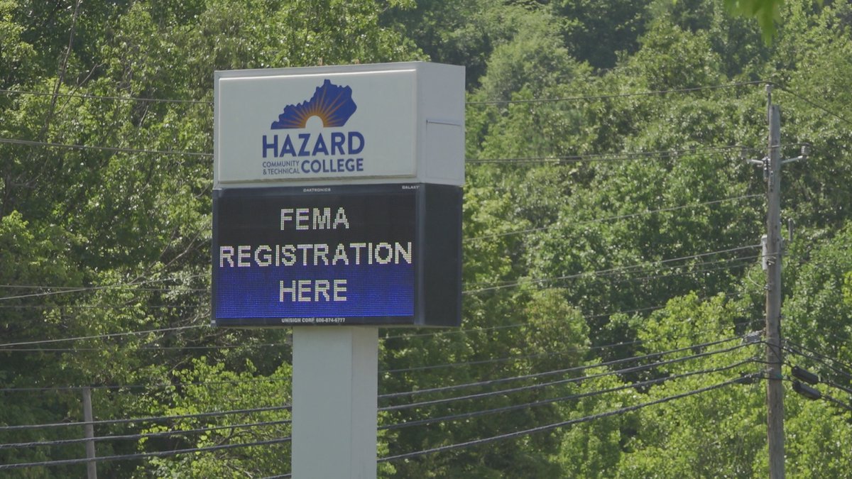 FEMA IN HAZARD KY
