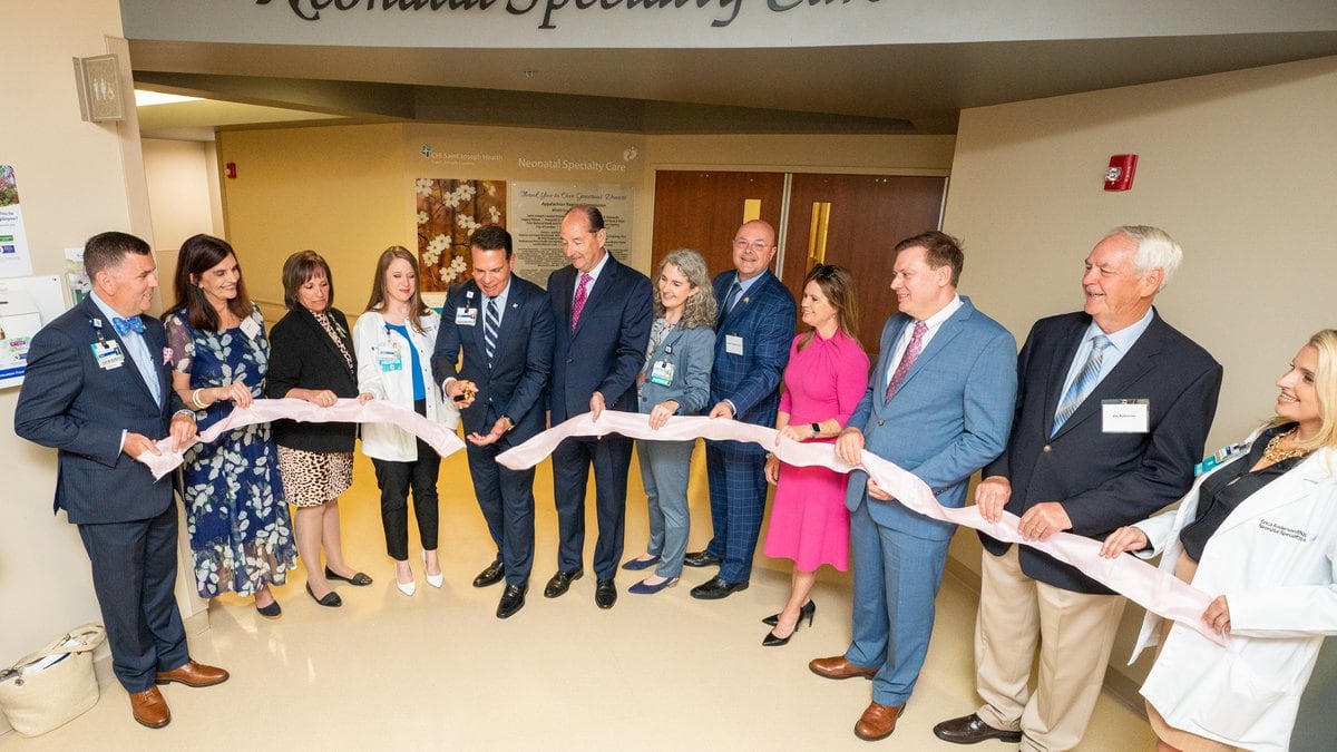 Neonatal Ribbon Cutting for CHI St Joe, Monday May 22, 2023 in London, Ky.