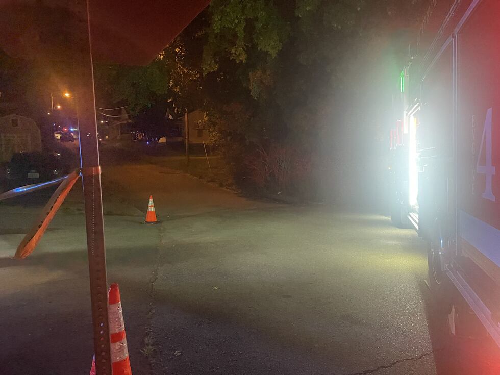 Road evacuated in irvine