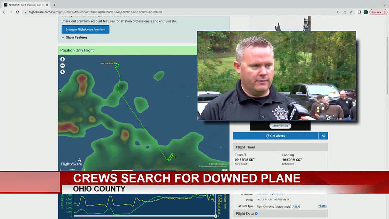 8:10 a.m. - Live coverage from missing plane search