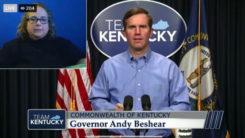 Gov. Andy Beshear gives an update on COVID-19.