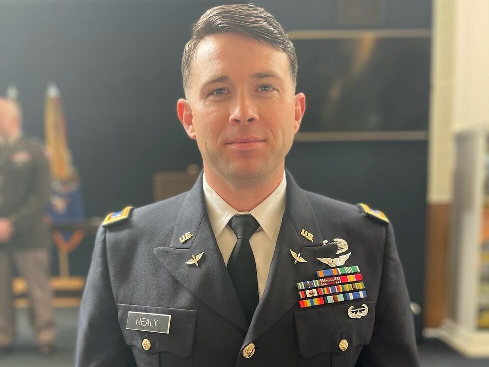 Warrant Officer 1 Aaron Healy was among nine Fort Campbell soldiers killed when two Black Hawk...