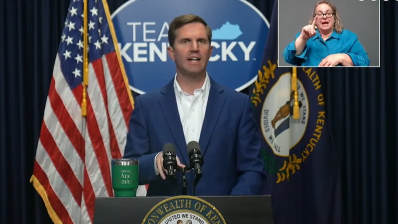 Gov. Beshear gives a COVID-19 upate