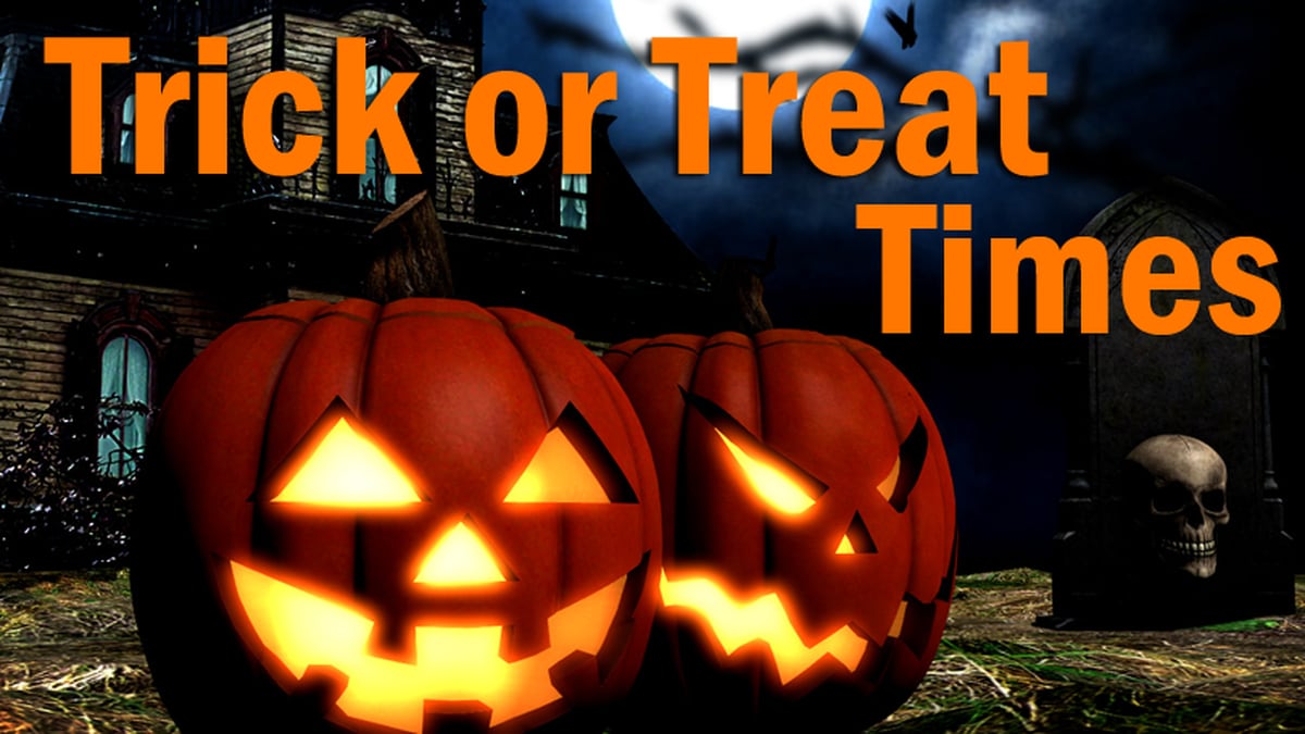 Trick or Treat dates and times for Eastern Kentucky